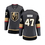 Women's Vegas Golden Knights #47 Luca Sbisa Authentic Black Home Fanatics Branded Breakaway NHL Jersey