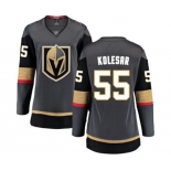 Women's Vegas Golden Knights #55 Keegan Kolesar Authentic Black Home Fanatics Branded Breakaway NHL Jersey