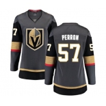 Women's Vegas Golden Knights #57 David Perron Authentic Black Home Fanatics Branded Breakaway NHL Jersey