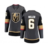 Women's Vegas Golden Knights #6 Colin Miller Authentic Black Home Fanatics Branded Breakaway NHL Jersey