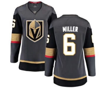 Women's Vegas Golden Knights #6 Colin Miller Authentic Black Home Fanatics Branded Breakaway NHL Jersey