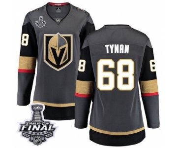 Women's Vegas Golden Knights #68 T.J. Tynan Authentic Black Home Fanatics Branded Breakaway 2018 Stanley Cup Final NHL Jersey