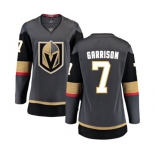 Women's Vegas Golden Knights #7 Jason Garrison Authentic Black Home Fanatics Branded Breakaway NHL Jersey