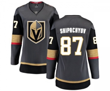 Women's Vegas Golden Knights #87 Vadim Shipachyov Authentic Black Home Fanatics Branded Breakaway NHL Jersey