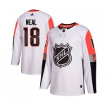 Youth Adidas Vegas Golden Knights #18 James Neal Authentic White 2018 All-Star Pacific Division NHL Jersey