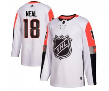 Youth Adidas Vegas Golden Knights #18 James Neal Authentic White 2018 All-Star Pacific Division NHL Jersey