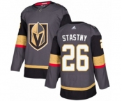 Youth Adidas Vegas Golden Knights #26 Paul Stastny Authentic Gray Home NHL Jersey