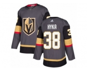 Youth Adidas Vegas Golden Knights #38 Tomas Hyka Authentic Gray Home NHL Jersey