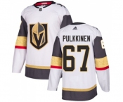 Youth Adidas Vegas Golden Knights #67 Teemu Pulkkinen Authentic White Away NHL Jersey