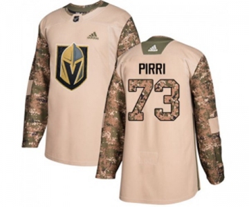 Youth Adidas Vegas Golden Knights #73 Brandon Pirri Authentic Camo Veterans Day Practice NHL Jersey