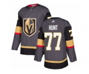 Youth Adidas Vegas Golden Knights #77 Brad Hunt Authentic Gray Home NHL Jersey