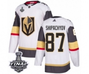 Youth Adidas Vegas Golden Knights #87 Vadim Shipachyov Authentic White Away 2018 Stanley Cup Final NHL Jersey