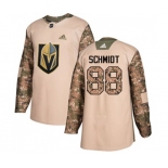 Youth Adidas Vegas Golden Knights #88 Nate Schmidt Authentic Camo Veterans Day Practice NHL Jersey