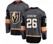 Youth Vegas Golden Knights #26 Paul Stastny Authentic Black Home Fanatics Branded Breakaway NHL Jersey