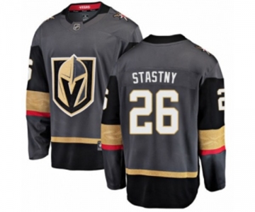 Youth Vegas Golden Knights #26 Paul Stastny Authentic Black Home Fanatics Branded Breakaway NHL Jersey