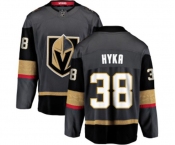 Youth Vegas Golden Knights #38 Tomas Hyka Authentic Black Home Fanatics Branded Breakaway NHL Jersey