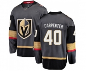 Youth Vegas Golden Knights #40 Ryan Carpenter Authentic Black Home Fanatics Branded Breakaway NHL Jersey