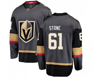 Youth Vegas Golden Knights #61 Mark Stone Authentic Black Home Fanatics Branded Breakaway Hockey Jersey