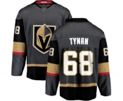 Youth Vegas Golden Knights #68 T.J. Tynan Authentic Black Home Fanatics Branded Breakaway NHL Jersey