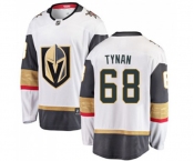 Youth Vegas Golden Knights #68 T.J. Tynan Authentic White Away Fanatics Branded Breakaway NHL Jersey