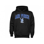 Air Force Falcons Midsize Arch Pullover Hoodie Black