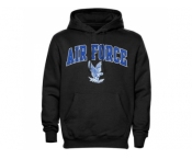 Air Force Falcons Midsize Arch Pullover Hoodie Black