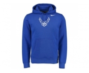 Air Force Falcons Nike Big Logo Fleece Hoodie Royal