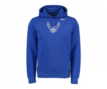 Air Force Falcons Nike Big Logo Fleece Hoodie Royal