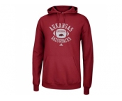 Adidas Arkansas Razorbacks Football Practice Hoodie Cardinal