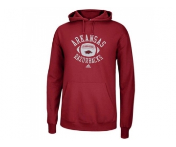 Adidas Arkansas Razorbacks Football Practice Hoodie Cardinal