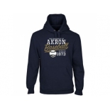 Akron Zips Ballpark Pullover Hoodie Navy Blue