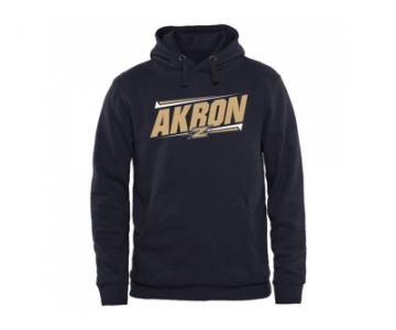 Akron Zips Double Bar Pullover Hoodie Navy