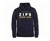 Akron Zips Midsize Arch Pullover Hoodie Navy Blue