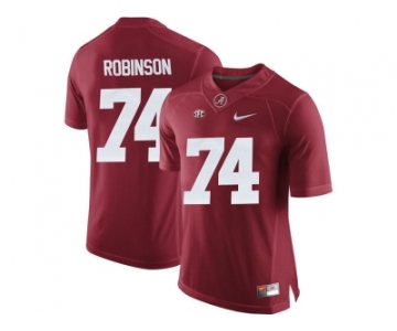 2016 Alabama Crimson Tide Cam Robinson #74 College Football Limited Jersey - Crimson