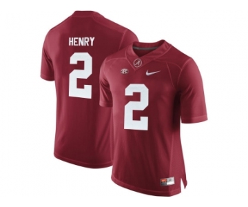 2016 Alabama Crimson Tide Derrick Henry #2 College Football Limited Jersey - Crimson