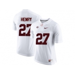 2016 Alabama Crimson Tide Derrick Henry #27 College Football Limited Jersey - White