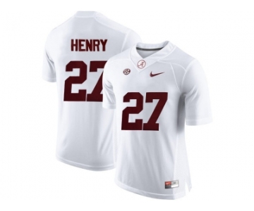 2016 Alabama Crimson Tide Derrick Henry #27 College Football Limited Jersey - White