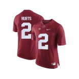 2016 Alabama Crimson Tide Jalen Hurts #2 College Football Limited Jerseys - Crimson