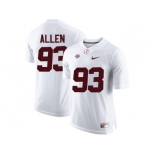 2016 Alabama Crimson Tide Jonathan Allen #93 College Football Limited Jersey -White