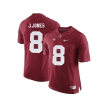 2016 Alabama Crimson Tide Julio Jones #8 College Football Limited Jersey - Crimson