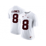 2016 Alabama Crimson Tide Julio Jones #8 College Football Limited Jersey - White