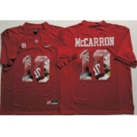 Alabama Crimson Tide #10 AJ McCarron Red Player Fashion Stitched NCAA Jersey