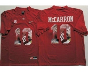 Alabama Crimson Tide #10 AJ McCarron Red Player Fashion Stitched NCAA Jersey