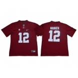 Alabama Crimson Tide #12 Joe Namath Red Nike College Football Jersey