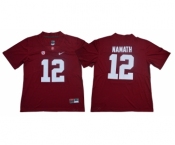 Alabama Crimson Tide #12 Joe Namath Red Nike College Football Jersey