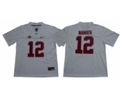 Alabama Crimson Tide #12 Joe Namath White Nike College Football Jersey