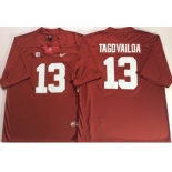 Alabama Crimson Tide #13 Tua Tagovailoa Red Nike College Football Jersey