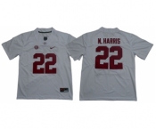 Alabama Crimson Tide #22 Najee Harris White College Football Jersey