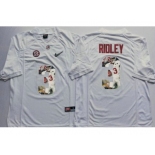 Alabama Crimson Tide #3 Calvin Ridley White Player Fashion Stitched NCAA Jersey