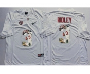 Alabama Crimson Tide #3 Calvin Ridley White Player Fashion Stitched NCAA Jersey